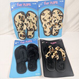 Fur Flops Size 5/6 x4